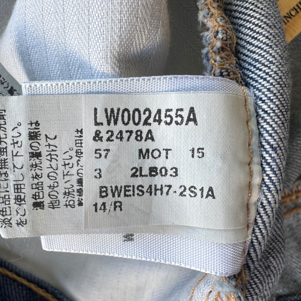 L.L. Bean Womens Denim Shorts Classic Fit Blue‎ Pima Cotton 8" Size 14 - Picture 9 of 9